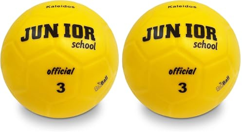 Mondo Sport - Ballon de Football Junior 3 - Taille 3 Premiers Coups de Pied - 300 g - Couleur Jaune - 01520