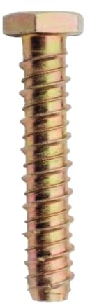 M10 (10mm) MultiScrew Masonry Concrete Anchor Screw Bolts with Hexagonal Head Hex Lightning Thunderbolt Ankerbolt (8, M10 x 100mm)