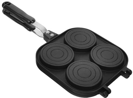 Cabilock Kochgeschirr-set Bratpfanne 4 Löcher Form Antihaft-wärmedämmung Ergonomischer Griff