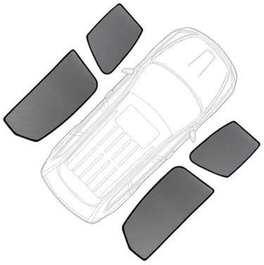 Sonnenschutz Magnetischer Sonnenschutz Für Die Frontscheibe Netzvorhang Hintere Seitenfenster Sonnenschutz Für Toyota Für Prius Für XW50 2016–2023 Sonnenblende Schatten (Color : 4PCS Side)