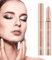 Wasserfester Zweifarbiger Glitzer Lidschattenstift, 2024 Neuest Lidschatten stift,12 Colors Eyeshadow Stick, Langanhaltendes Augen-Make-Up, Natürlichen und Schimmernden Farbtönen (#05)