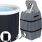TZEKING Housse De Chauffage pour Spa,Housse de Pompe de Chauffage, Housse de Spa imperméable,Couvercle De Pompe De Chauffage De Spa pour Spa,Housse de Spa Ajustable et Pliable avec Cordon et Boucle