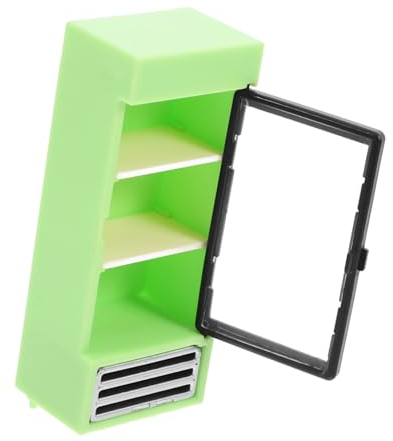HONMEET Refrigerador De Muñecas Mini Refrigeradores Refrigerador De Juguete Nevera En Miniatura para Manualidades Miniaturas De Cocina Nevera De Juguete Jugar Nevera Acrílico