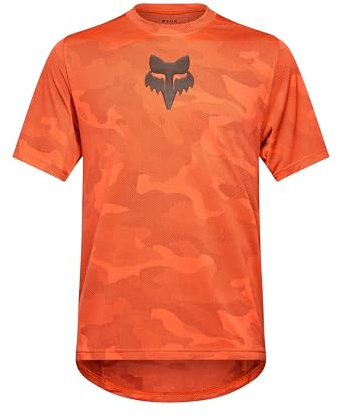 Fox Racing Ranger True Dri Kurzarm-Mountainbike-Trikot für Herren, Blutorange, Größe M