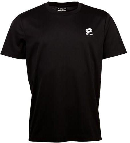 Lotto Men 1124051, Regular Fit T-Shirt, Caviar, M