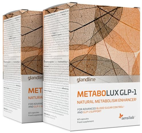 GLP Formula mit Berberin, Chrom und weißer Maulbeere, vegane Kapseln zur natürlichen GLP-Unterstützung, 60-Tage-Vorrat, Metabolux GLP-1 von Sensilab