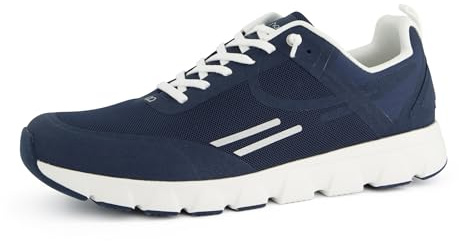 tenhaag Herren, Männer Low-Top Sneaker,Warm gefüttert,Sportschuhe,Freizeitschuhe,Turnschuhe,Laufschuhe,schnürschuhe,Blau (Blue),40.5 EU / 7 UK