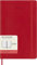 Moleskine Tagesplaner, Tagesagenda 2026 12 Monate, Mit Weichem Einband und Elastischem Verschluss, Großformat 13x21, Farbe Rot