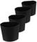 TIDTALEO 4Pcs Portable Hanging Storage Baskets for Salon Use Collecting Waste Bins Ideal for Organizing Sundries and Scraps for Trolleys and Mobile Carts