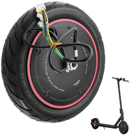 Elektroroller Nabenmotor, 36V 350W Ersatzräder Scooter Motor mit Vollgummireifen Antriebsradmotor Passend Motor Ersatz für Xiaomi MI4 PRO Elektroroller Ersatz der Antriebsräder Motor Fahrreifen