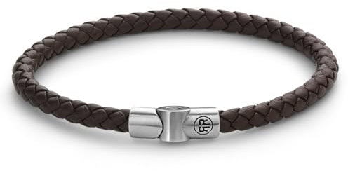 Rebel & Rose Bracelet pour Homme Acier Inoxydable RR-M0041-S-L 19 cm