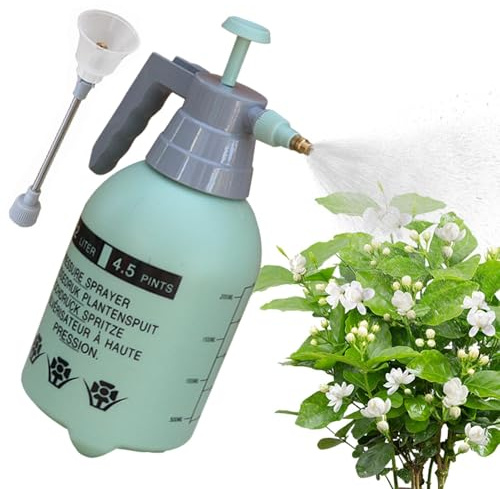 Manueller Drucksprüher – 2 Liter Sprühflasche für Details, Sprühpumpe mit Manometer, einstellbare Ersatzgrenze | Palar-Sprühflasche inkl