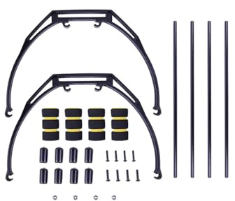 Kompatibel for F550, Hexa Rahmen Arm HexaCopter mit Fahrwerk Gimbal Schutz Batterie Platte for Flamewheel HJ550 Quadcopter(F450F550landing gear)