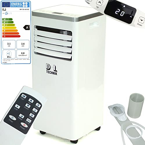 Mobile Klimaanlage 7000 BTU 2,1kW 5in1 Klimagerät Klima Ventilator EEK A 56185 AWZ