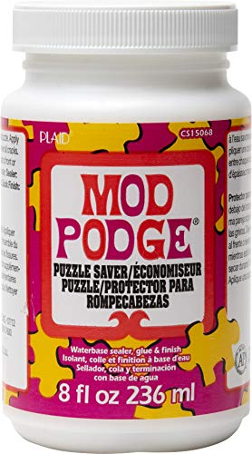 Mod Podge, Vernice sigillante a base d'acqua, colla e vernice, colla puzzle, asciugatura trasparente, CS15068, flacone da 236 ml