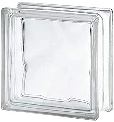 Penez Herman - Mattone Vetro Neutro Ondulato Trasparente 19X19X8