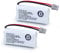 QBLPOWER BT1021 BBTG0798001 Battery For Uniden DECT 6.0 BT1008 BT-1021 BT1016 Cordless Phone Rechargeable 2.4V NIMH (2 Pack)