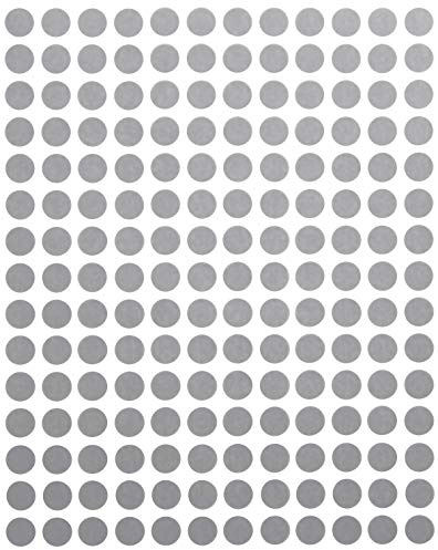 Royal Green Dot Stickers Labels 8mm Circle Sticker Label in Grey - 2520 Pack