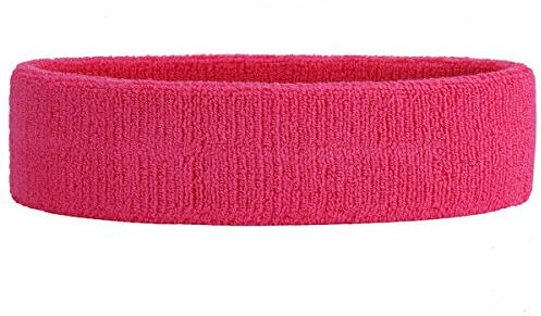 ONUPGO Stirnband Sport Schweißbänder Armbänder Frottee Gestreiftes Stirnband/Handgelenkband Set Sportliche Übung Basketball Stirnbänder Feuchtigkeitsableitendes Schweißabsorbierendes Stirnband
