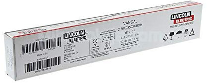 Electrodo basico Vandal Lincoln 3,2x450 Caja 55 Unidades