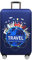 Youth Union Kofferhülle Elastisch Kofferhülle Bambus Kohlefaser 18-32 Zoll Kofferschutzhülle Gepäck Cover Reisekoffer Hülle Kofferschutz Luggage Cover Gepäckabdeckung (Travel, L)