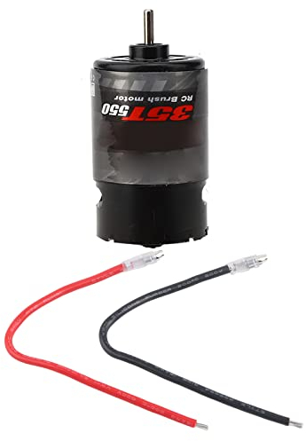 VGEBY Motor de escobillas, 12T/21T/29T/35T estándar 550 Control remoto vehículo RC motor de cepillo motor de bajo ruido para RC Car Off-Road Crawler Vehicle(35T)