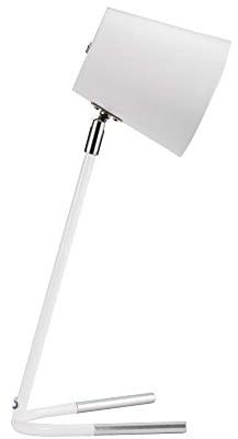 Pauleen 48097 True Ally Tischleuchte max20W E14 Schreibtischlampe Weiß/Silber Tischlampe 230V Metall