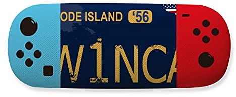 Licence Plate USA American Car Number Storage Glasses Case Creative Game Shell Holder