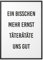 Papierschmiede® Bilder Home Kunstdruck mit Rahmen A4 (21x30 cm) Spruch Poster Zuhause Schrift Bild Wanddeko in schwarz weiß, Sprüche für Wohnzimmer Büro Küche, Täterätäte