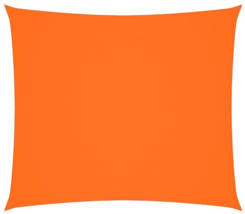 vidaXL Voile de Parasol Tissu Oxford rectangulaire 2x2,5 m Orange, Voile de Parasol, bâche de Parasol, écran Solaire, voiles de Parasol