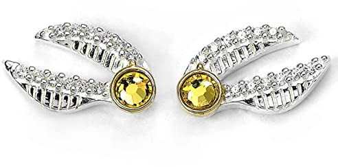Harry Potter Vif D'or Femme Bijou d'oreille couleur argent Argent Sterling