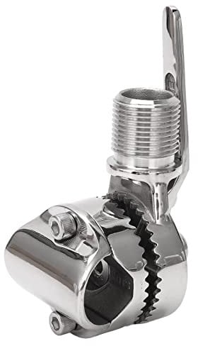 Antenna Mount Marine VHF Antenna Mount 316 Stainless Steel Ratchet Mount for 7 8 to 1in Rails