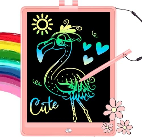 8.5 Pollici Tavoletta Grafica, Lavagna Magnetica per Bambini, Portatile Lavagnetta LCD, Lavagnetta Cancellabile Elettronica, Giochi di Viaggio, Regali Natale per Bambini 3-12 Anni
