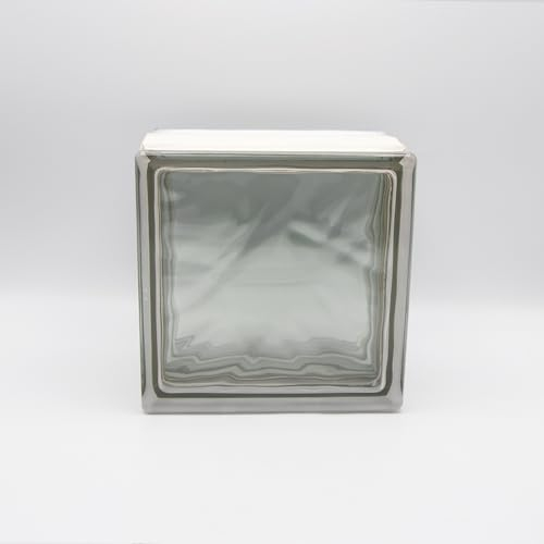 Fuchs Design THERMO BLOCK Plus, 3x Glasbaustein Wolke, innen satiniert, 19x19x13,5cm, Wärmedämmung: Ug 0,8