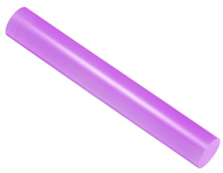 CoCud Acrylic Clay Roller, 7.28 Inch Length 1 Inch Dia., Acrylic Non-Stick Rolling Pin Roller Purple - (Applications: for Shaping Sculpting)