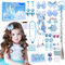 NTGFU Adventskalender 2025 Mädchen Prinzessin Weihnachtskalender Kinder- 24 Tage Weihnachts Countdown Kalender Haarschmuck Ohrringe Ringe Schlüsselanhänger Weihnachtsgeschenke für ab 3 Jahre Mädchen