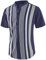 APTRO Mens Short Sleeve Linen Shirts Casual Cotton Shirts Summer Shirts Hawaiian Striped Grandad Henley Shirts Stripe Navy MHL58 XL