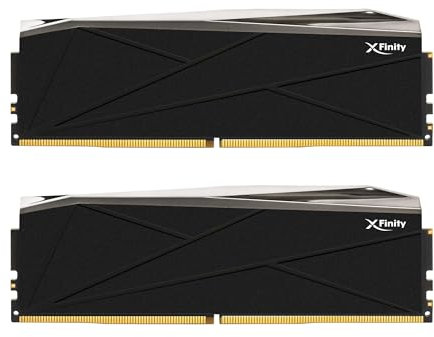 V-Color DDR5 Manta XFinity 48GB (24GBx2) 8800MHz CL42-56-56 1.45V SK Hynix IC RGB Desktop Computer Gaming Memory CUDIMM (TMXFCL2488842KSK)