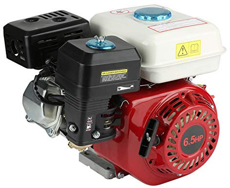 Motor de Gasolina OHV 168F de 4 Tiempos, 6,5, con Arranque Fácil, Funcionamiento Suave, Vibración Mínima y bajo Consumo de Aceite para Diversos Entornos de Trabajo Tanque de