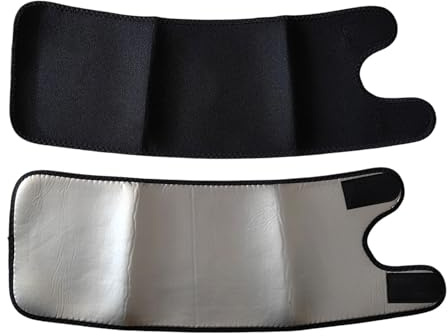 Fascia a compressione per cosce, fascia per esercizi di sauna, maniche per gambe e sauna, per bruciare i grassi, fascia regolabile per donne e uomini