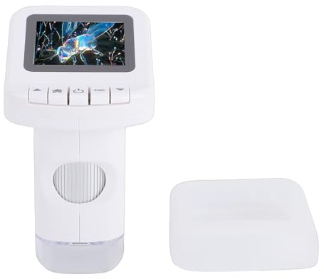 Eminchu 120-1200X Hand-Digitalmikroskop, Tragbares Elektronisches Mikroskop, Foto-Video-Aufzeichnungsmikroskop für Studenten und Wissenschaftliche Experimente