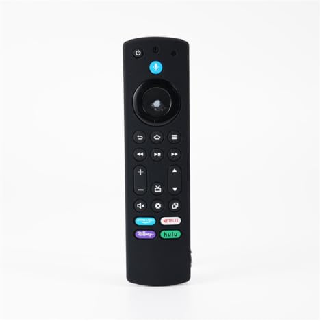 1PCS Silicone Remote Case For 2023 Fire TV Stick 4K Max 2nd/Fire Omni Series/Fire 4-Series Cover(Black)