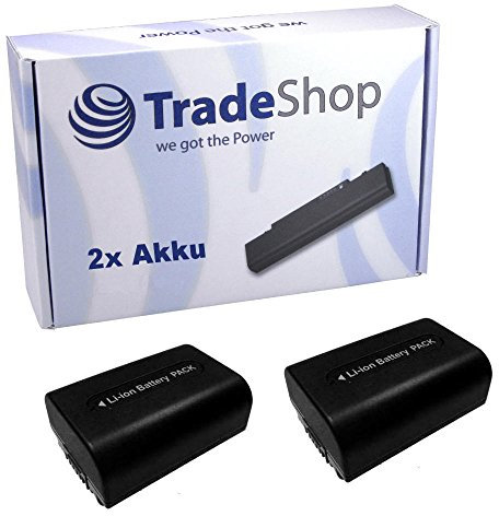 2x Camera Lithium Ion Battery for Sony AA-PB2NC6B/E DVD605 DVD608/E DCR-TR DVD653/E DCR-HC43E DVD703/E DVD705/E DVD708/E DCR-HC43E DVD755/E DVD803/E DVD805/E DCR-HC43E DVD808/E DVD905/E DVD908/E