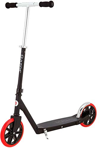 Razor Carbon Lux Kick Scooter, große Räder mit Speichen, faltbarer Scooter für 8+ Jahre und bis zu 100kg