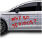 Finest Folia Joker Batman Aufkleber Sticker Dekor Folie Autoaufkleber KX012 (Why so Serious Schriftzug)
