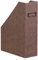 Rhodia 318833C Stehsammler (10 x 25 x 31 cm, Etikettenhalter, Kunstleder, elegant und praktisch, ideal für Ihr Büro)1 Stück, schokoladenbraun