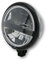 HIGHSIDER Bates Style Typ 5 Motorrad LED-Scheinwerfer 5 3/4 Zoll, E-geprüft (Schwarz)