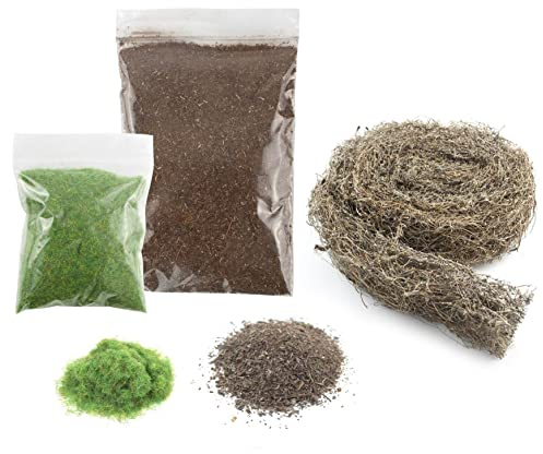 War World Scenics Sommer Hecke/Busch Erstellungsset – Modellbahn Modellbau Modell Basing Kit Diorama Tabletop Gelände Landschaftsbau Landschaft Geländebau Streugras