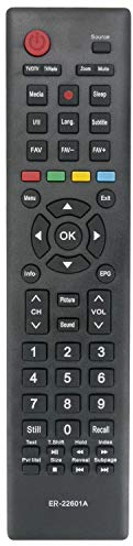 ALLIMITY ER-22601A Telecomando Sostituito per Hisense TV H43N2100C H43N2100C LHD32A310JSEU LTDN40D36TUK LHD24D33EU LHD32W26CEU LTDN40D50EU LHD32D50EU LHD32A300JEU LHD32D33SEU LHD32D33TUK
