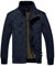 MAGCOMSEN Herren Cargojacke Outdoor Frühling Jacke Leicht Baumwolljacke Herren Freizeit Windjacke Tactical Military Jacke mit Stehkragen Dunkelblau 3XL